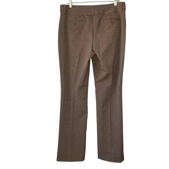 Anne Klein NWT brown multi woven straight leg dress pants with pockets. Size 10 - Picture 2 of 14